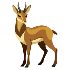 Chamois Silhouette Vector