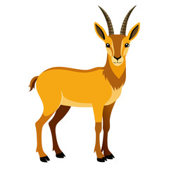 Obraz premium Chamois Silhouette Vector