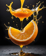 orange juice splash