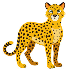 Cheetah Silhouette Vector