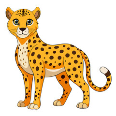 Cheetah Silhouette Vector