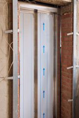 This innovative door frame design specifically caters to the needs of modern interiors