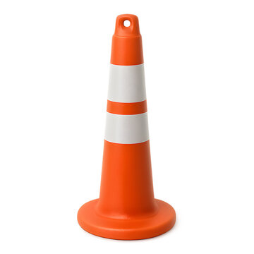 raffic delineator isolated on transparent background