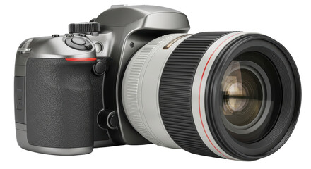 Isolated Professional Digital Camera