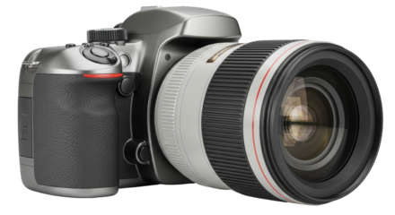 Isolated Professional Digital Camera