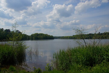 Obraz premium clouds over the river
