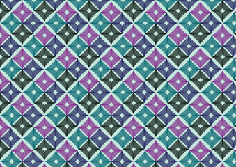 seamless pattern with geometric shapes