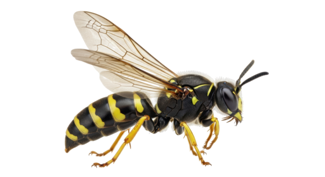 Isolated Detailed Wasp