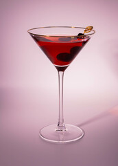 Photo of Martinis with a blank background. Great shot for a beverage ad.