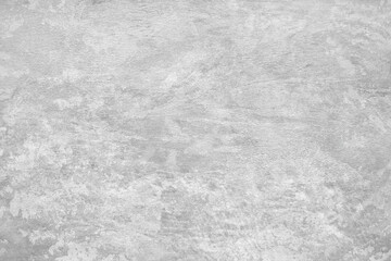 Texture of gray polished concrete background. Light plaster wallpaper with rough cement texture. Empty grunge wall concept or floor backdrop. Abstract surface mockup. Top view, close up, copy space