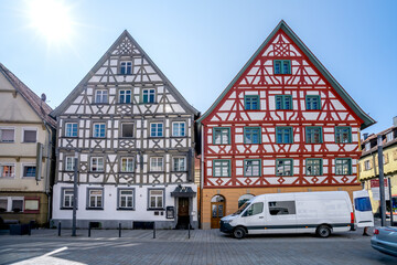 Altstadt, Mengen, Baden Wuerttemberg, Deutschland 