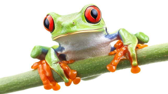 red eyed tree frog
