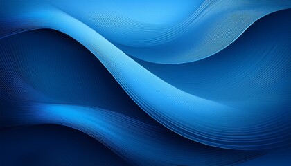 Obraz premium blue wave abstract background design backgrounds