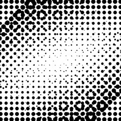 black and white dots