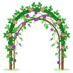 Floral Vine Arch