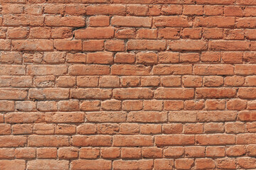 Old brick wall background. Old grunge brickwork