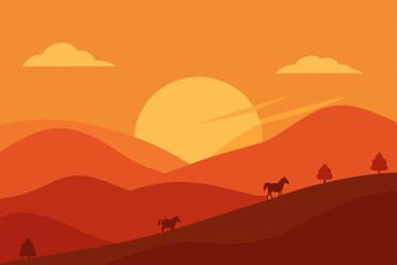 Fototapeta premium camel in desert