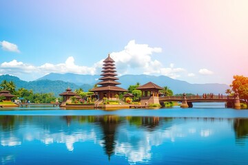 Beautiful View Ulun Danu Beratan