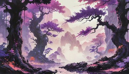 Falls of the Twilight Blossoms