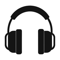 Fototapeta premium headphones icon on white background