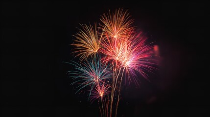 A vibrant symphony of fireworks illuminating the night sky celebrating life s dazzling moments with brilliant bursts of