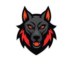 wolf head mascot