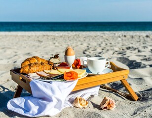 Frühstück am Strand 