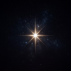 Glowing circular energy rings isolated on black background
