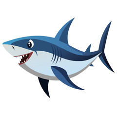 Fototapeta premium Shortfin Mako Silhouette