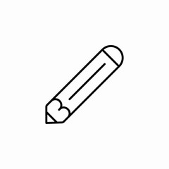 basic writing pencil icon sign vector