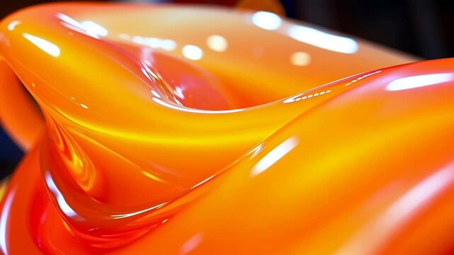 abstract background with orange bubbles
