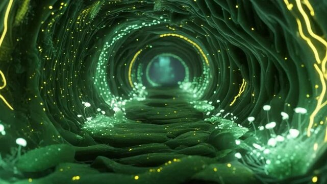 abstract technology background with binary code