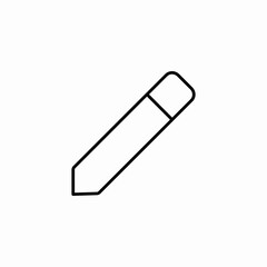 simple pencil icon icon sign vector