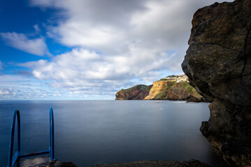 The rocky coast of Madeira