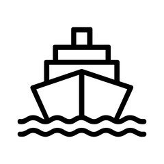 ferry icon vector on white background
Vector icon on white background travel