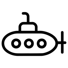 submarine icon vector on white background
Vector icon on white background travel