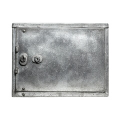 Vintage Safe Door: A weathered safe door, complete with intricate locking mechanisms, hints at a time when security meant solid craftsmanship and enduring metalwork.