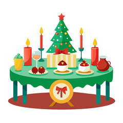 Festive Christmas Table