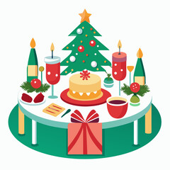 Festive Christmas Table