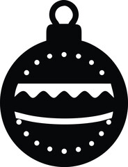 christmas ornament silhouette