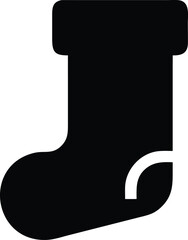 christmas stocking silhouette