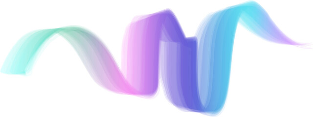 watercolour paint stroke. abstract gradient wave