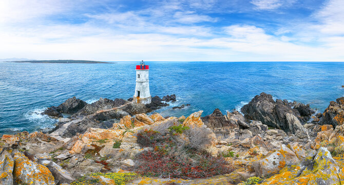 Unbelivable view of Capo Ferro Lighthouse.