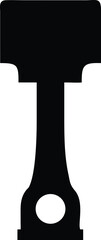 piston black silhouette