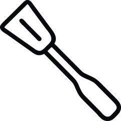spatula line art silhouette