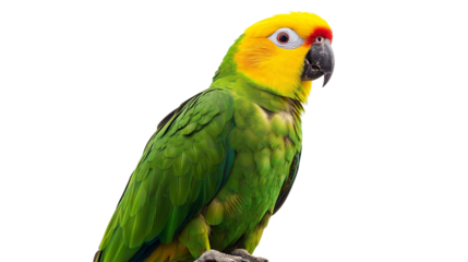 Exotic Amazon Bird with Bright Colors – PNG