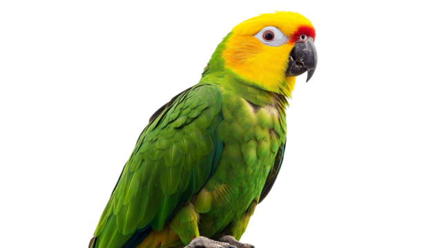 Exotic Amazon Bird with Bright Colors – PNG