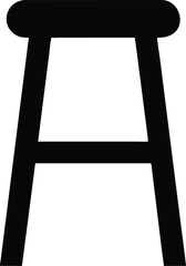 stool silhouette 