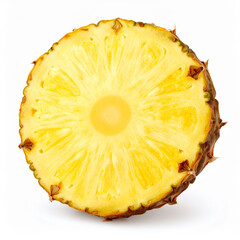 Pinapple isolated on white background studio shot	