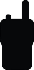 Obraz premium walkie talkie silhouette